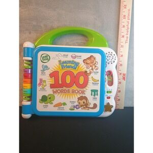 LeapFrog Learning Friends 100 Words Book Bilingual Interactive Toy ABC 123 Kids